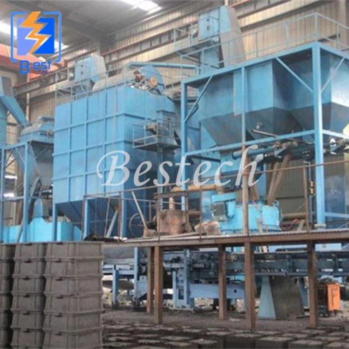Foundry Green Sand Molding Production Line Full Automatic Cast Iron